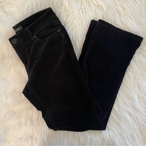 Black Corduroy Boot Cut Pants